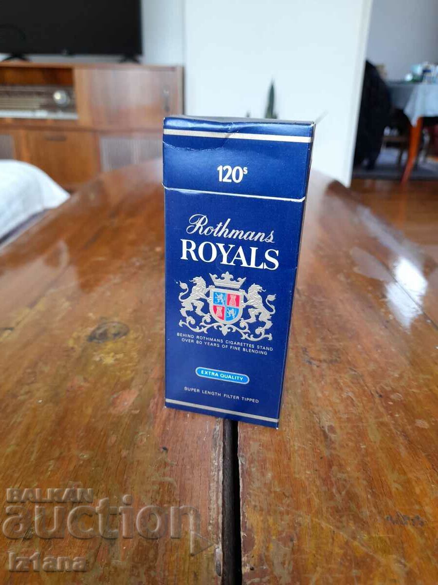 An old Rothmans cigarette box An old Rothmans cigarette box
