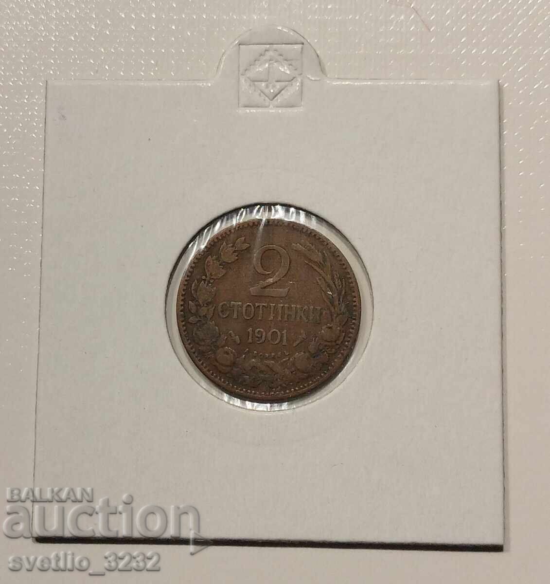 2 cenți 1901