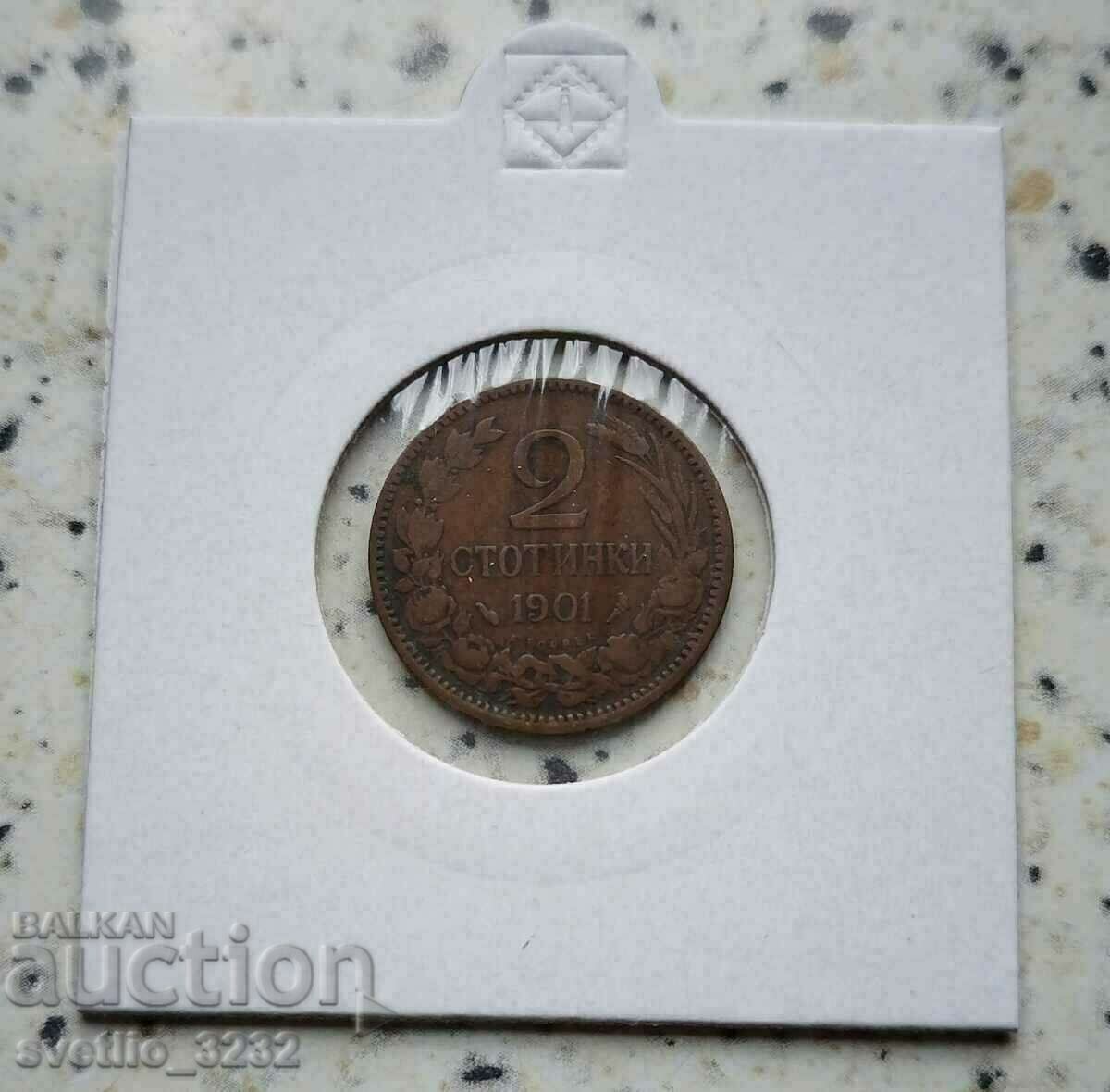 2 cents 1901