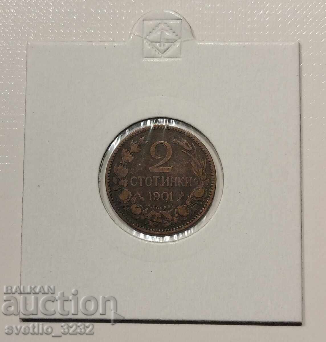 2 cenți 1901