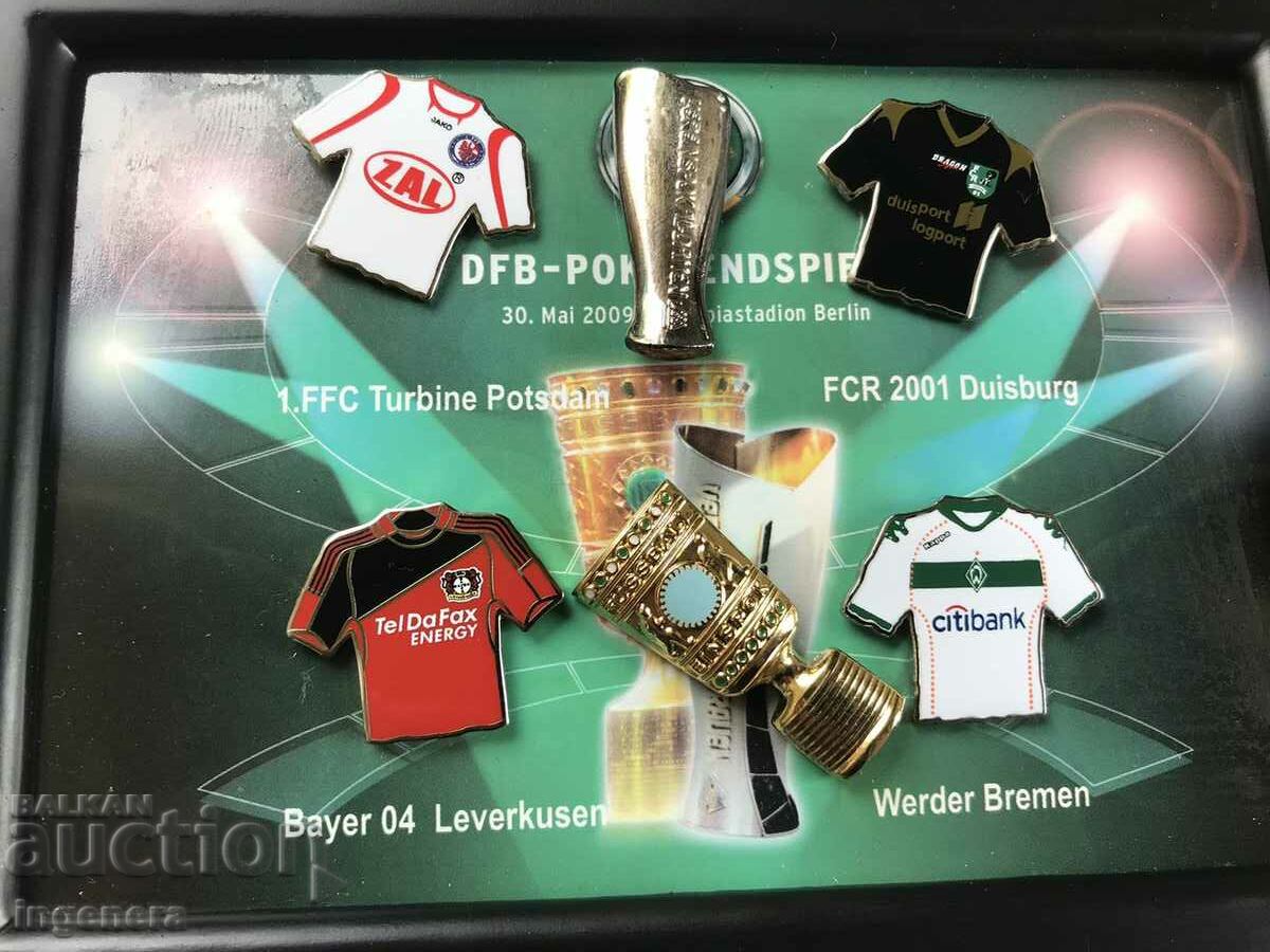 Auction PLAQUET GERMANY FOOTBALL BADGES TEAMS AWARDS Auction PLAQUET GERMANY FOOTBALL BADGES TEAMS AWARDS