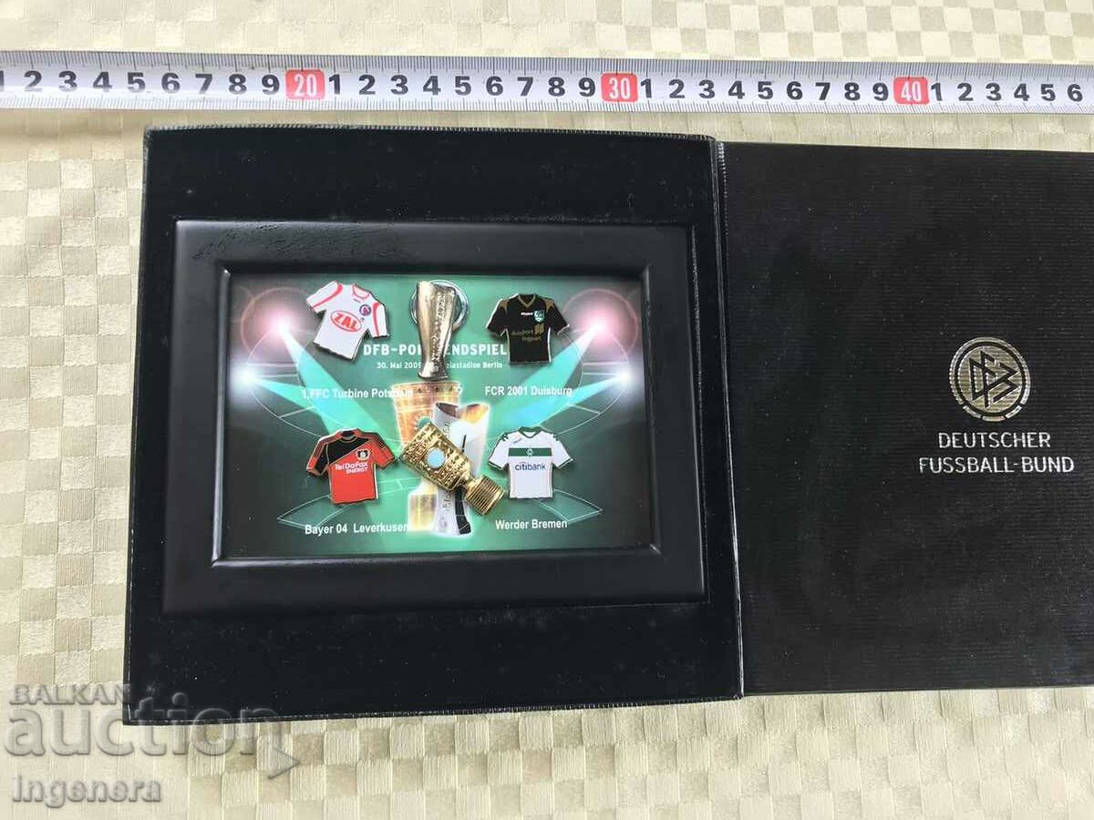 PLAQUET GERMANY FOOTBALL BADGES TEAMS AWARDS - 5 PLAQUET GERMANY FOOTBALL BADGES TEAMS AWARDS - 5