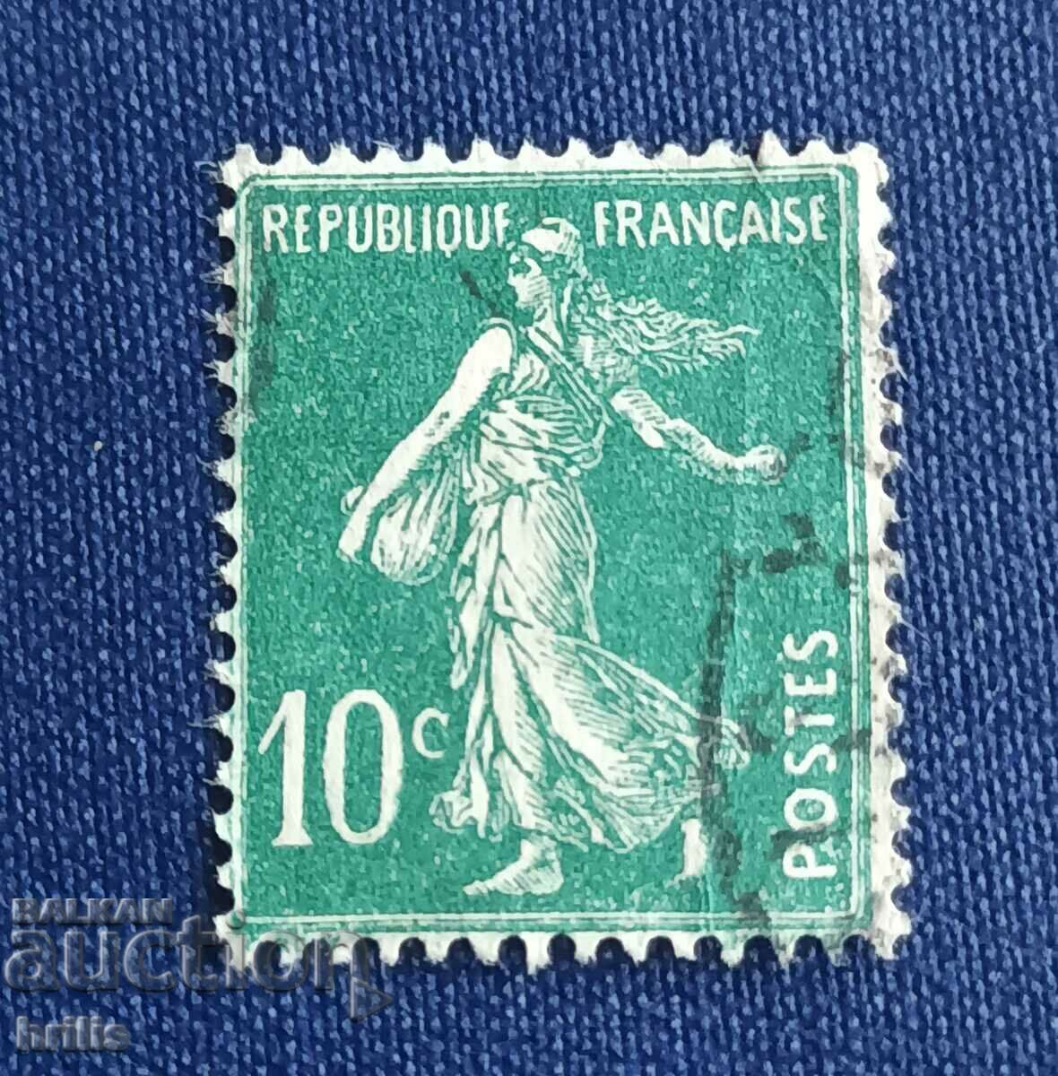 FRANCE 1920/30'S - OLD 10 CENT STAMP