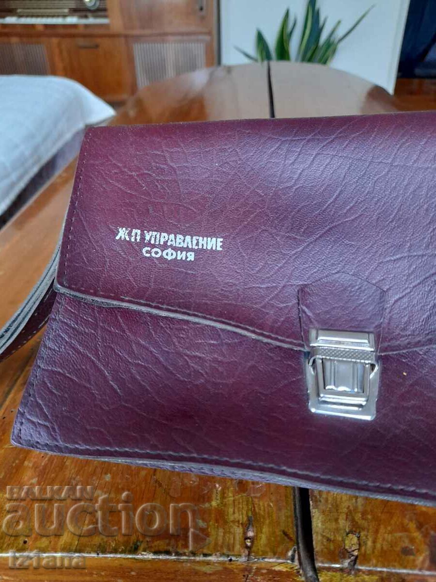 Old document bag Railway Administration Sofia Old document bag Railway Administration Sofia