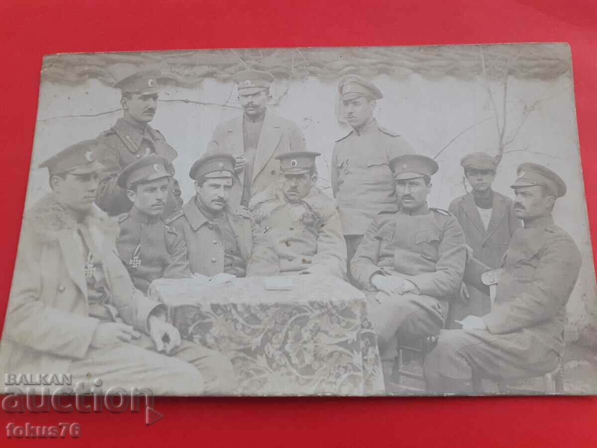 Auction Old military photo officers Kingdom of Bulgaria Auction Old military photo officers Kingdom of Bulgaria