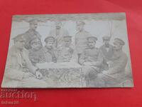 Old military photo officers Kingdom of Bulgaria
