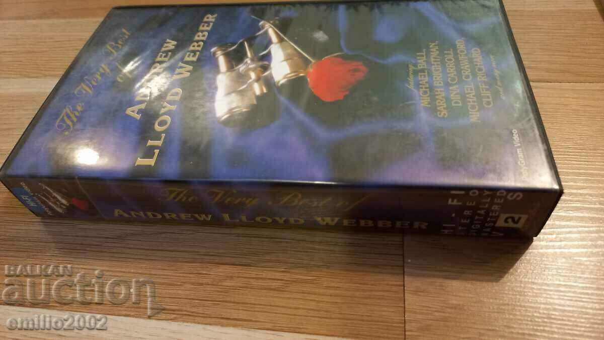 Videotape Andy Lloyd Webber and Friends with price 3.99 BGN | € 2.04 Videotape Andy Lloyd Webber and Friends with price 3.99 BGN | € 2.04