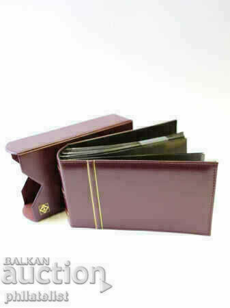 Licitație Album Leuchtturm pentru 100 FDC - format lung cu caseta / cutie