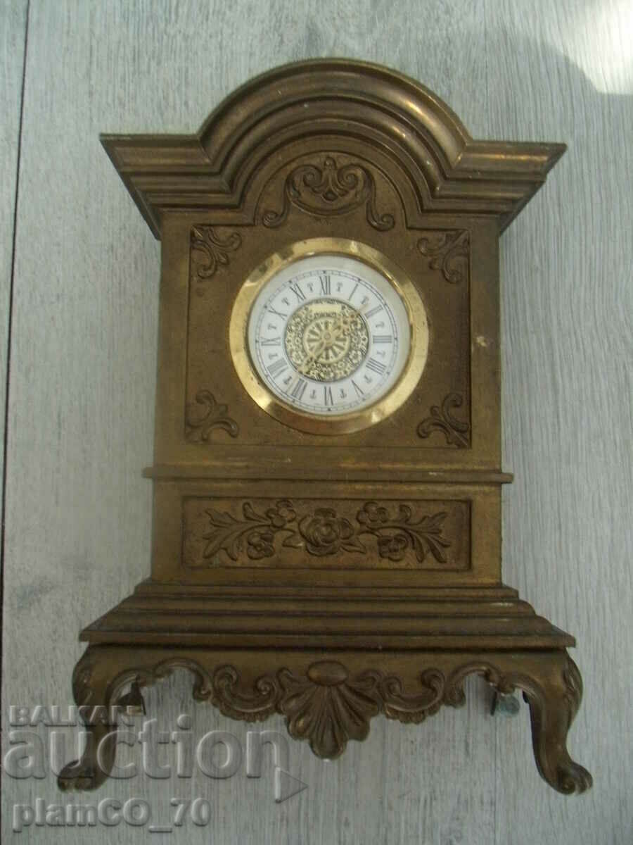 #*7143 παλιό γερμανικό επιτραπέζιο ρολόι