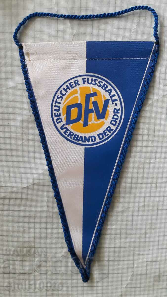 Флаг DFV DDR Федерация по футбол на ГДР
