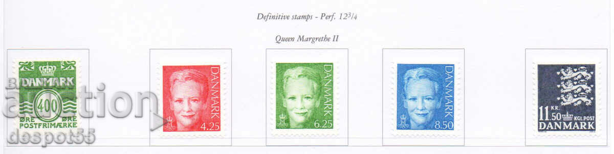 2003. Denmark. Queen Margrethe II, Wavy Lines, GERB.