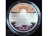 Γαλλία 100 φράγκα 1993 ΑΠΟΔΕΙΞΗ Delacroix κουτί, πιστοποιητικό