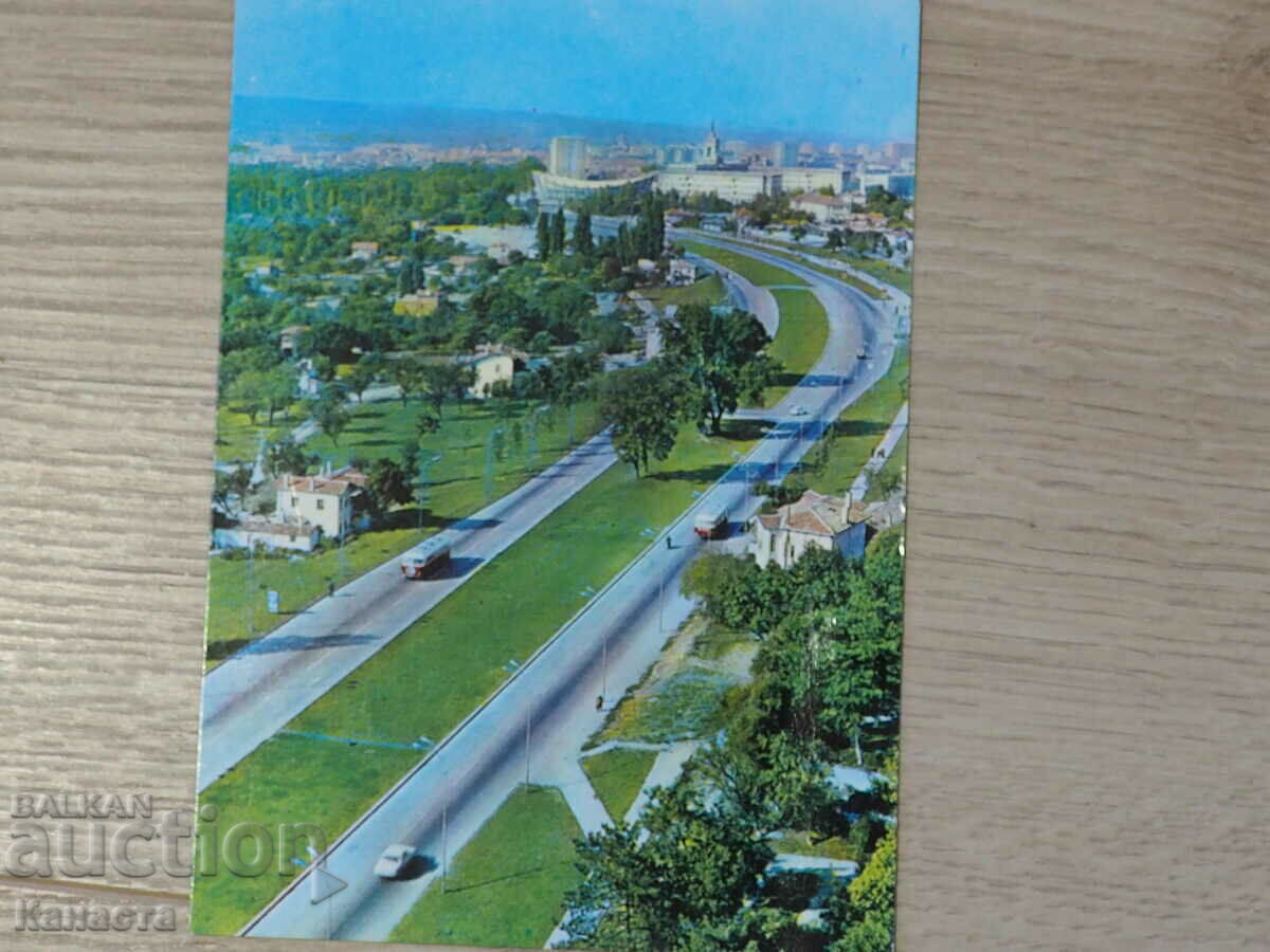 Варна Автострада Варна Златни пясъци 1977    К 391