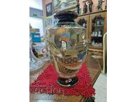 Antique collectible Satsuma porcelain vase