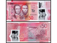 ❤️ ⭐ Jamaica 2022 50 USD Polymer UNC Nou ⭐ ❤️