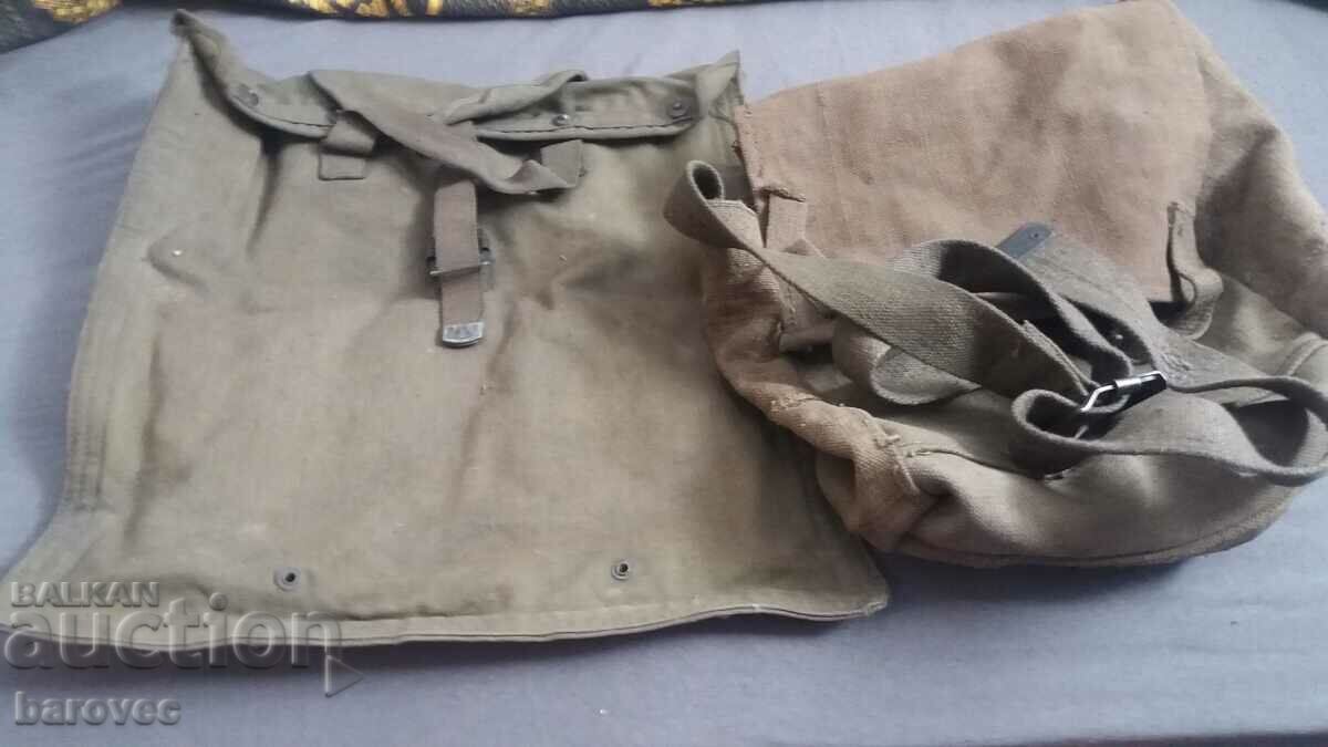 Lot of two military bags
