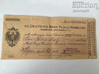 Germany 500,000 Marks 1923 - Deutsche Bank CHECK