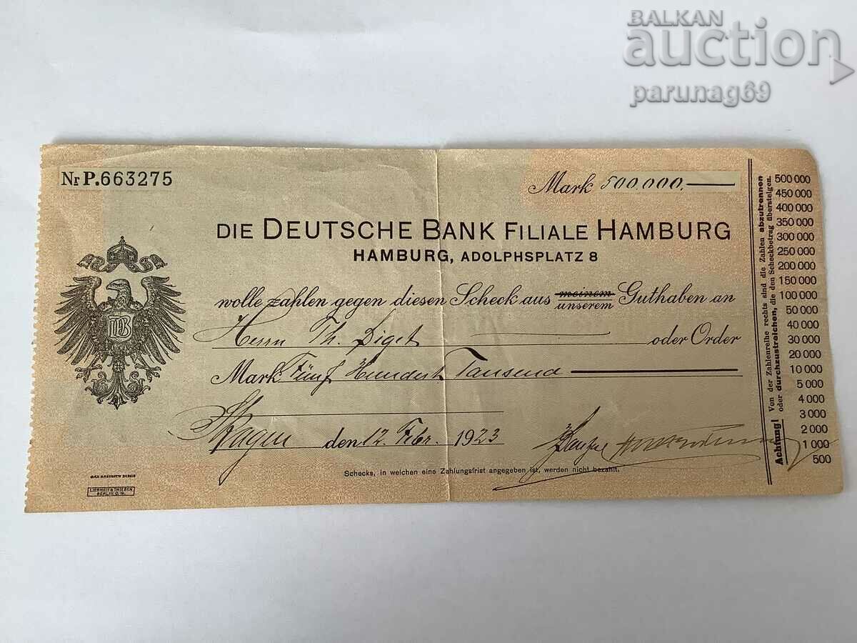 Γερμανία 500.000 μάρκα 1923 - ΕΠΙΤΑΓΗ Deutsche Bank