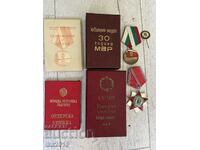 Орден и МВР медал с оригинални кутии и документи.