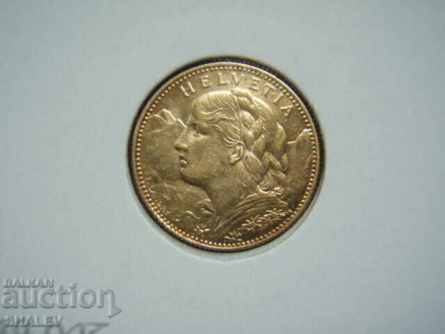 10 Franci 1914 Elveția /1/ - AU/Unc (aur) - 5 10 Franci 1914 Elveția /1/ - AU/Unc (aur) - 5