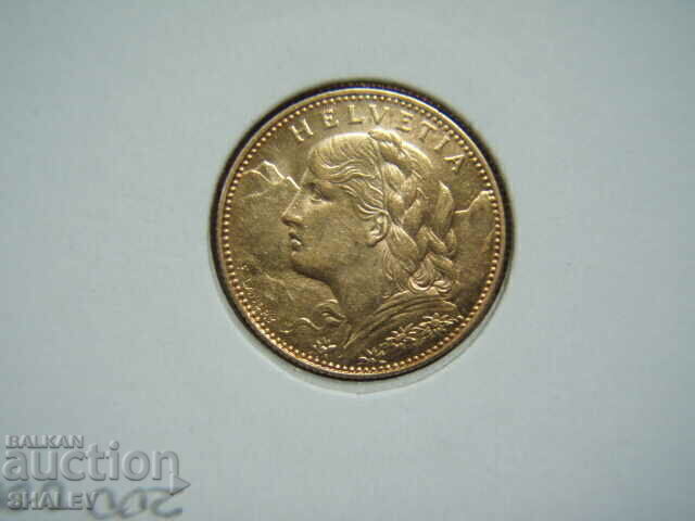 10 Franci 1914 Elveția /1/ - AU/Unc (aur) - 6 10 Franci 1914 Elveția /1/ - AU/Unc (aur) - 6