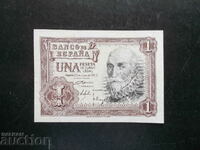 SPAIN, 1 peseta, 1953, XF