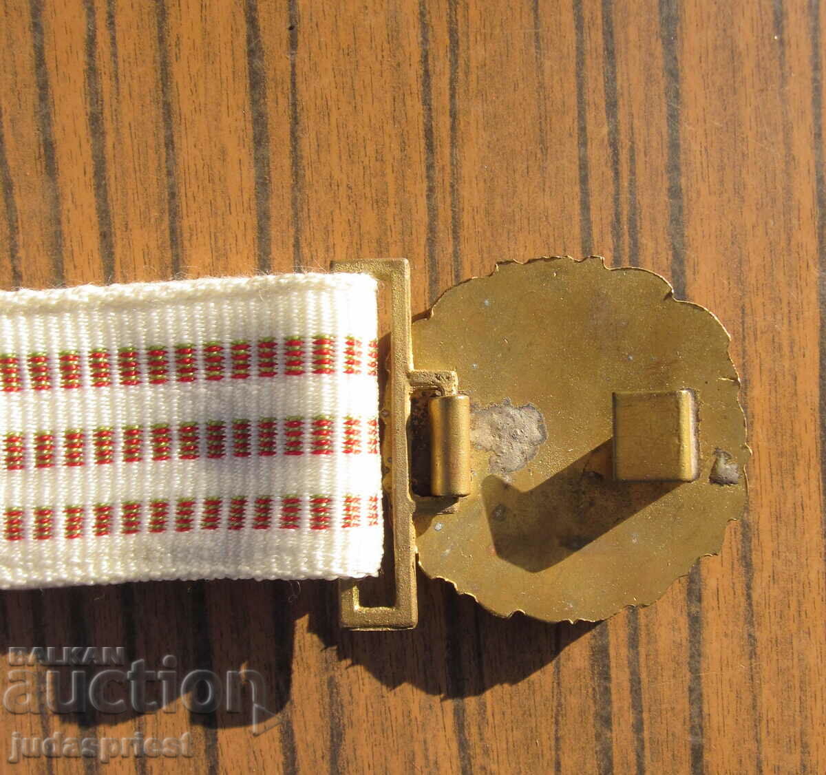 veche centură de paradă militară ofițer bulgar pentru uniformă - 7