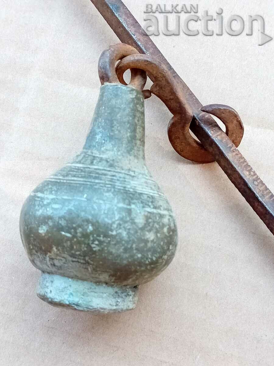 antique ottoman scale with mace scales in oki wrought iron - 7 antique ottoman scale with mace scales in oki wrought iron - 7