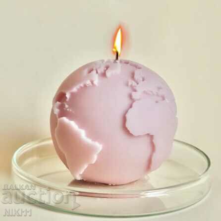 Silicone mold for candles planet Earth, fondant, soap with price 15.00 BGN | € 7.67 Silicone mold for candles planet Earth, fondant, soap with price 15.00 BGN | € 7.67