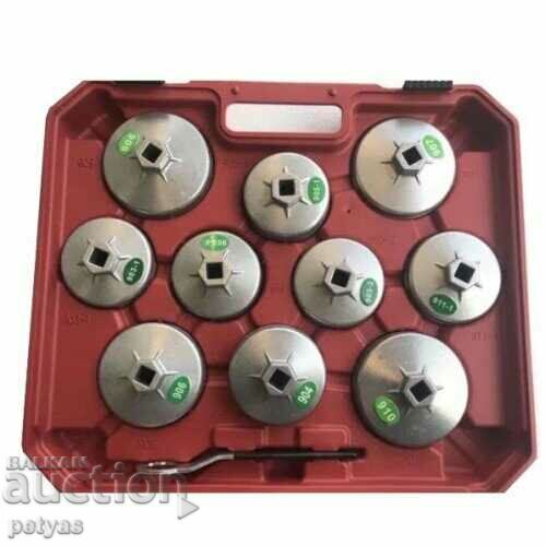 Set of cups for oil filters 23 pieces set with price 87.50 BGN | € 44.74