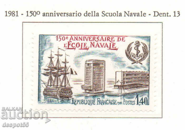 1981. Γαλλία. Τα 150 χρόνια της Ναυτικής Ακαδημίας.