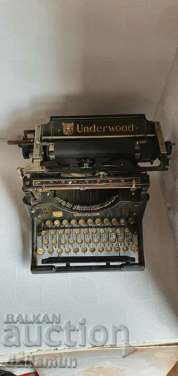 пишеща машина underwood