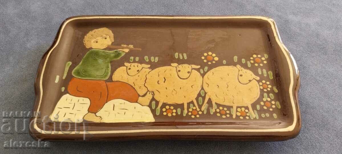 Old tray - Ceramics