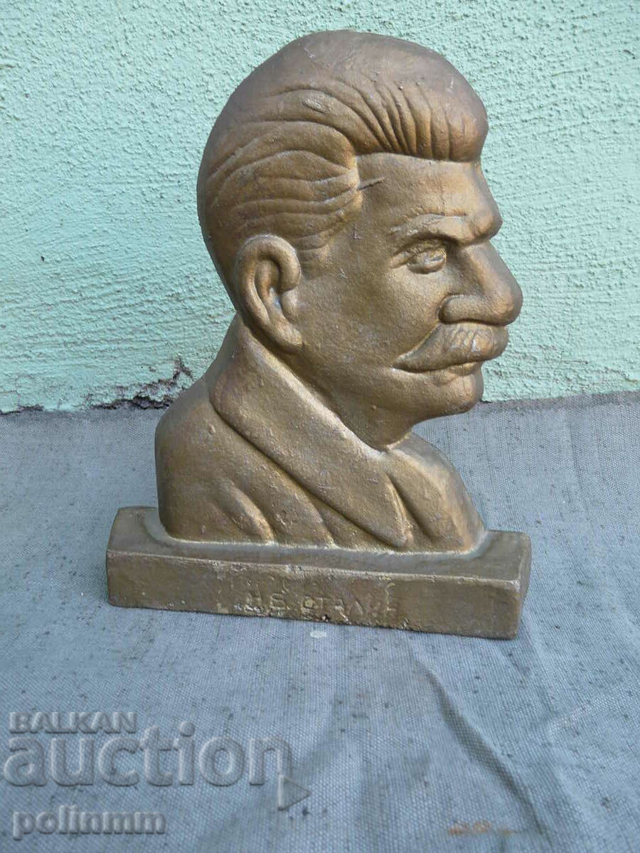 Настолен метален барелеф на Сталин