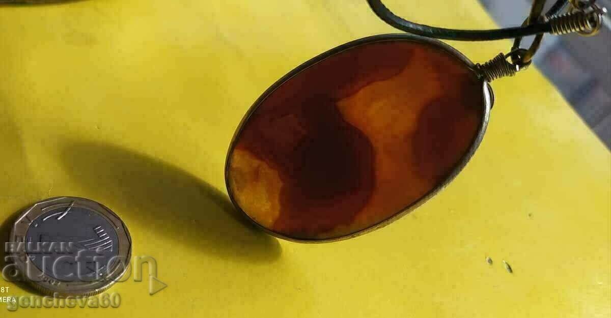 Polished Natural Large Agate Necklace - 6