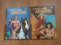 mini colecție de 2 albume de benzi desenate „Capitaine Apache”