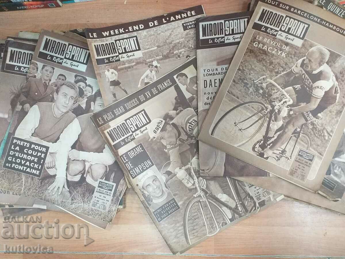Old sports magazine 51 issues Miroir sprint from 1960