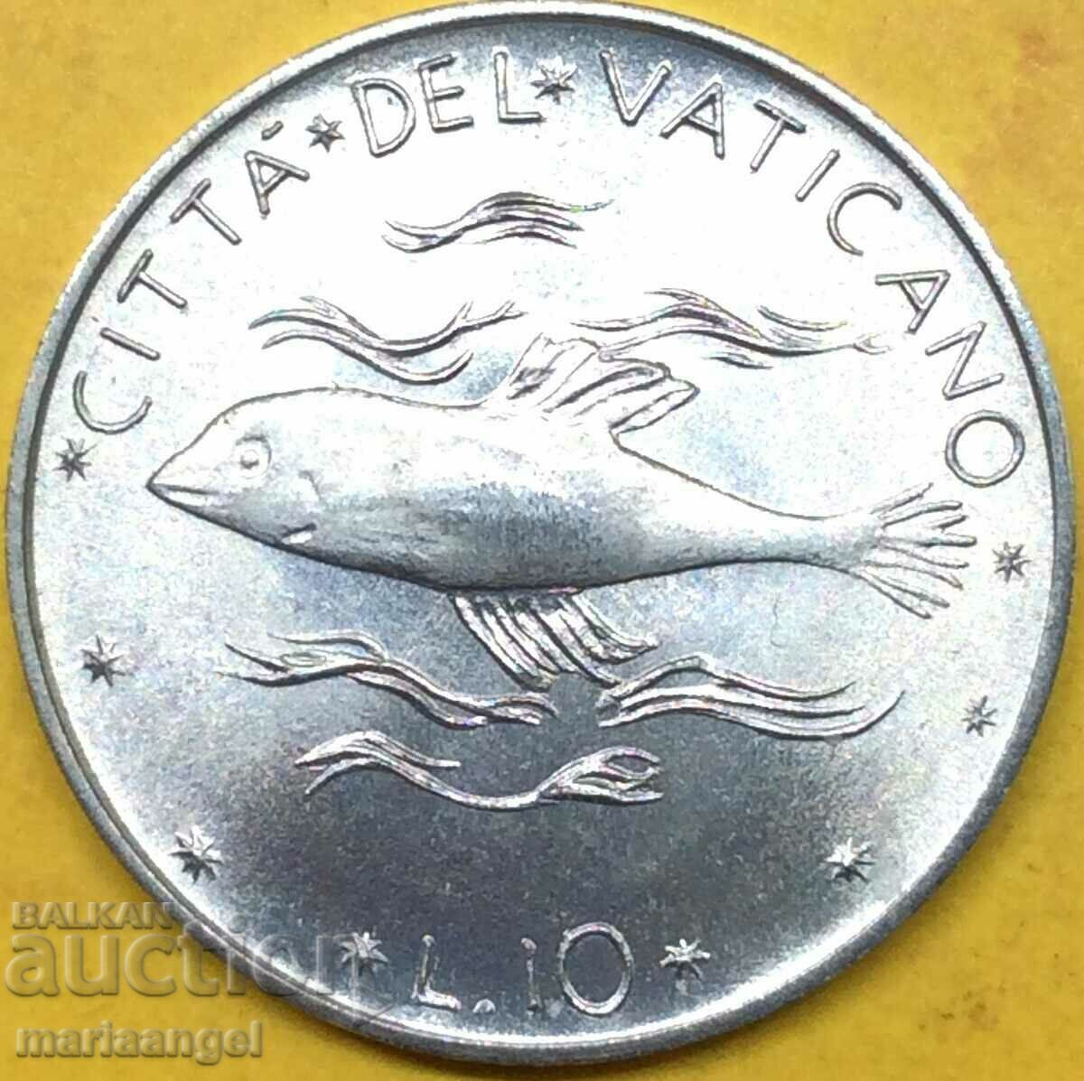 10 lira 1970 Vatican