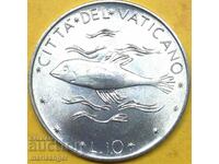 10 lire 1970 Vatican