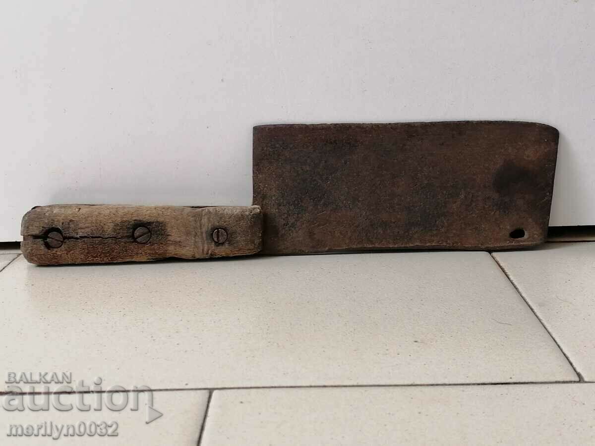 Old forged saber, axe, axe, knife, machete - 5 Old forged saber, axe, axe, knife, machete - 5