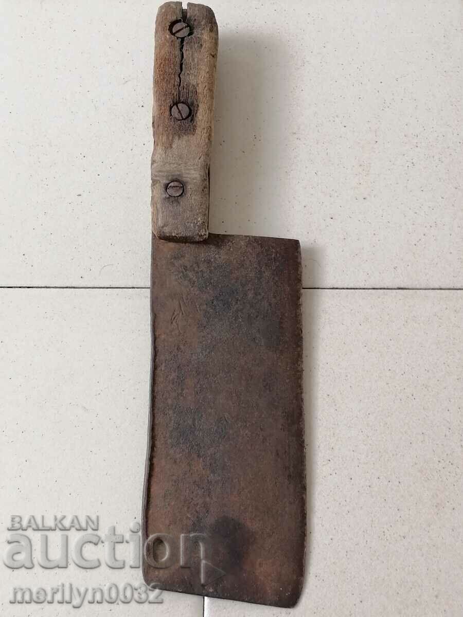 Old forged saber, axe, axe, knife, machete - 6 Old forged saber, axe, axe, knife, machete - 6