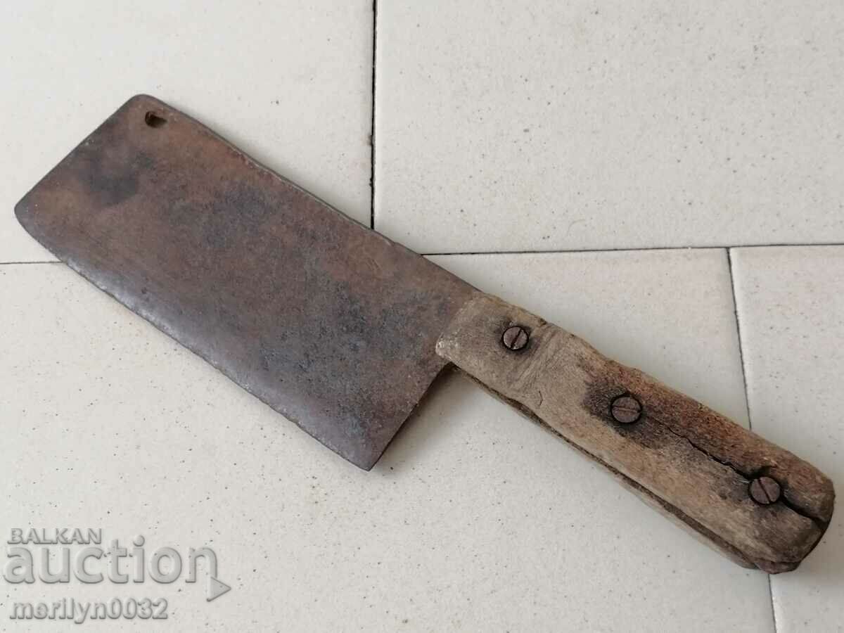 Old forged saber, axe, axe, knife, machete - 7 Old forged saber, axe, axe, knife, machete - 7