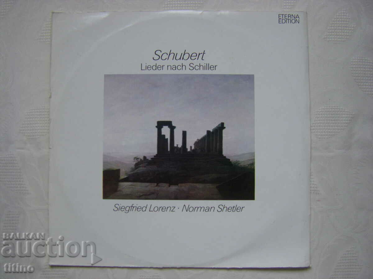 Schubert, Schiller - Siegfried Lorenz, Norman Shetler ‎