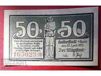 Bancnota-Germania-Saxonia-Halberstadt-50 pfennig 1921