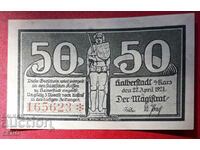 Banknote-Germany-Saxony-Halberstadt-50 pfennig 1921