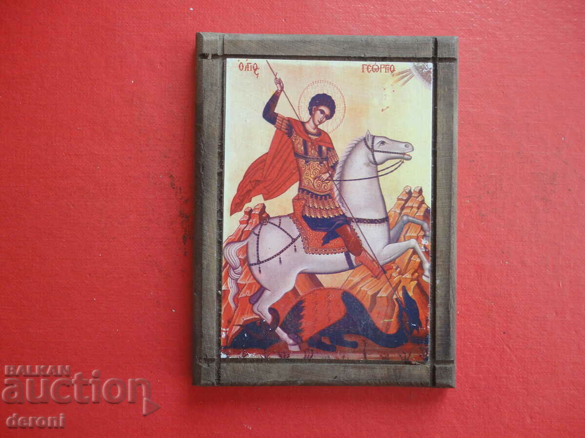 Auction Greek icon of Saint George Auction Greek icon of Saint George