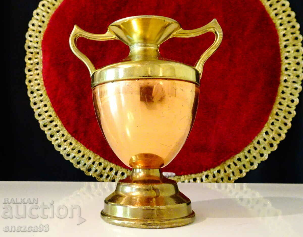 English candlestick, amphora, marked. English candlestick, amphora, marked.