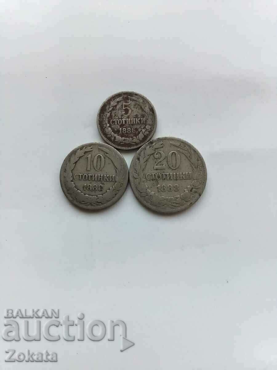 Сет монети 1888 г.