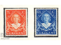 1948. Suriname. The Ascension of Queen Juliana.