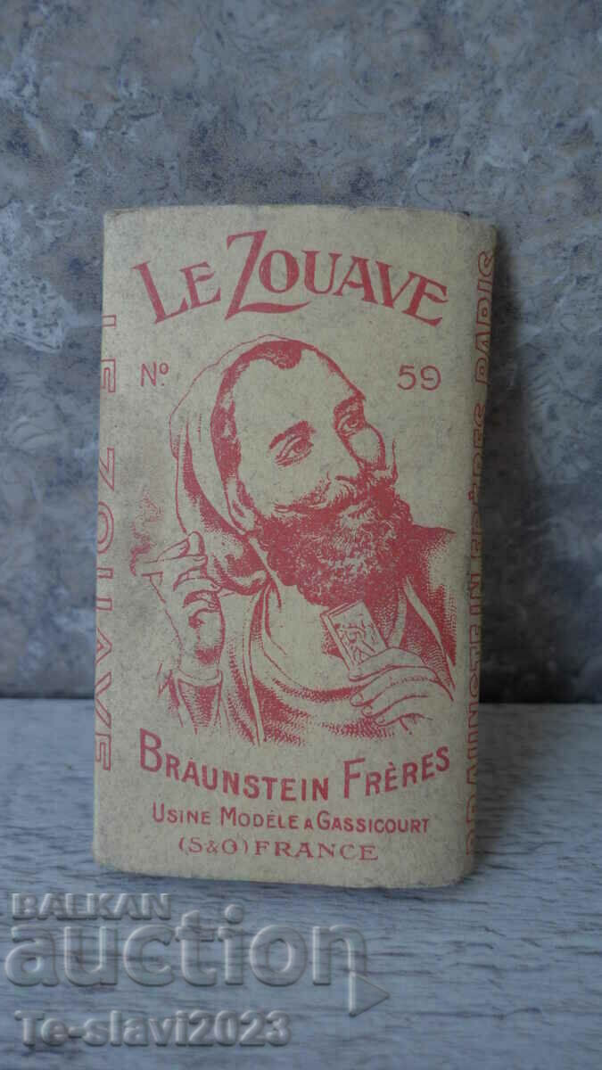 Παλιά γαλλικά τσιγαρόχαρτα - Le Zouave